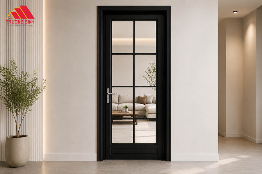 Giá cửa nhôm 1 cánh chia ô sẽ thay đổi theo kiểu chia ô, loại kính, phụ kiện